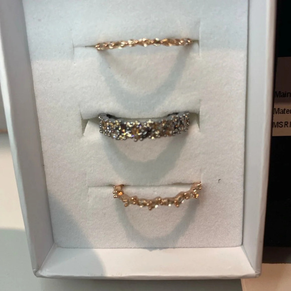 Bomb Party Ring 9 Hustle And Heart Luxe Band Smokey Topaz Brown Tourmaline W/CZ - Picture 4 of 7